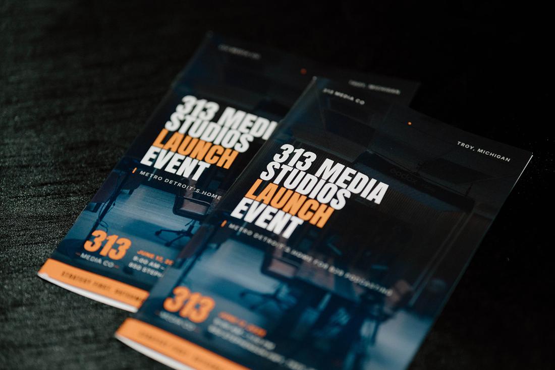 313 Media Studios launch event