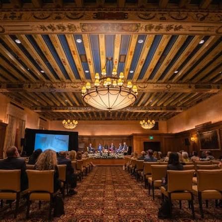 The Detroit Athletic Club ballroom during a program